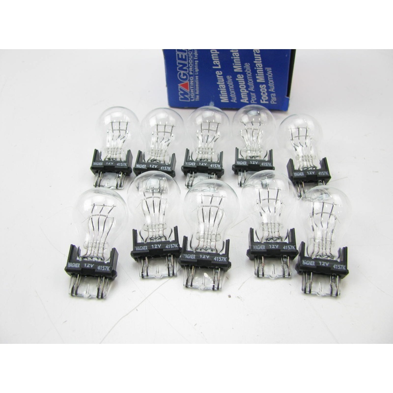 (10) Wagner 4157LL Turn Signal Light Bulb - Miniature Lamp GT-8