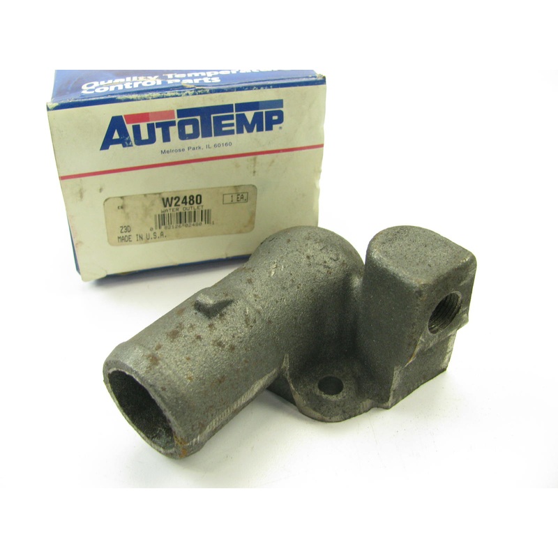 Autotemp W2480 Engine Coolant Water Outlet For 1969-1979 Ford 240 300 4.9L I6