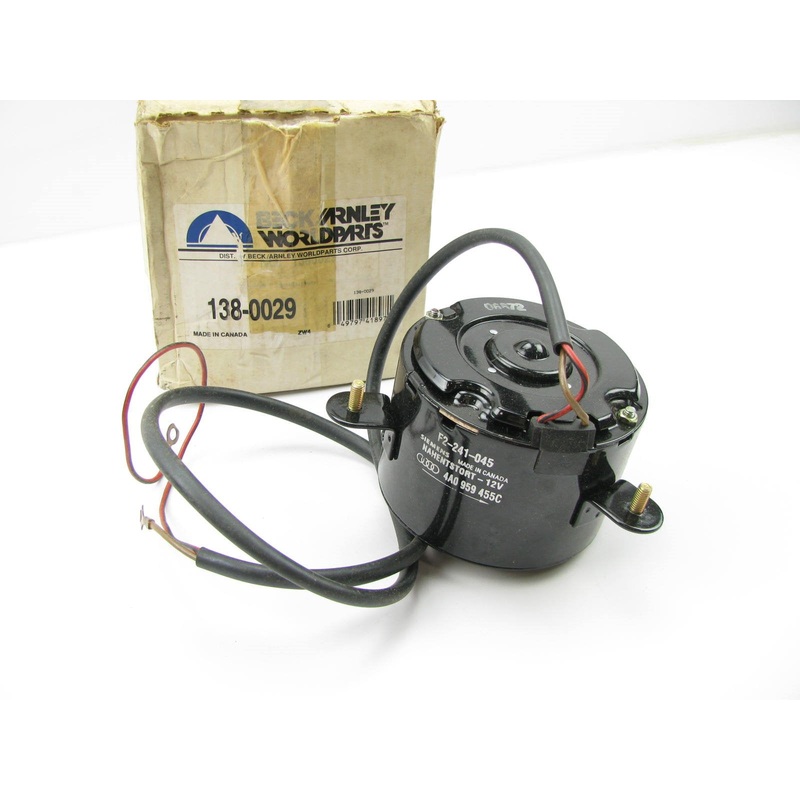 Beck Arnley 138-0029 Engine Radiator Cooling Fan Motor 92-98 Audi 2.8L
