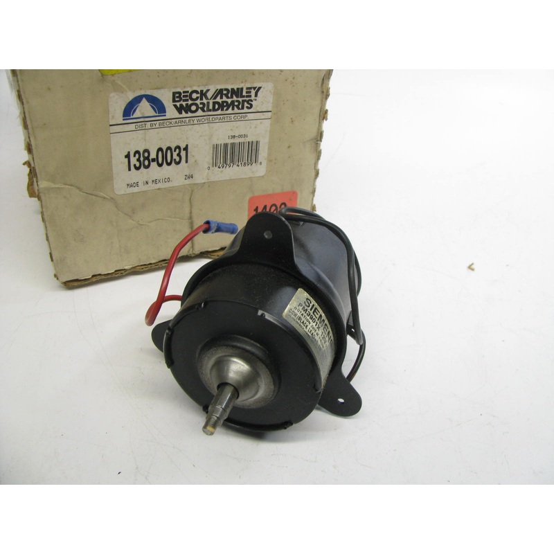 Beck Arnley 138-0031 Radiator Cooling Fan Motor