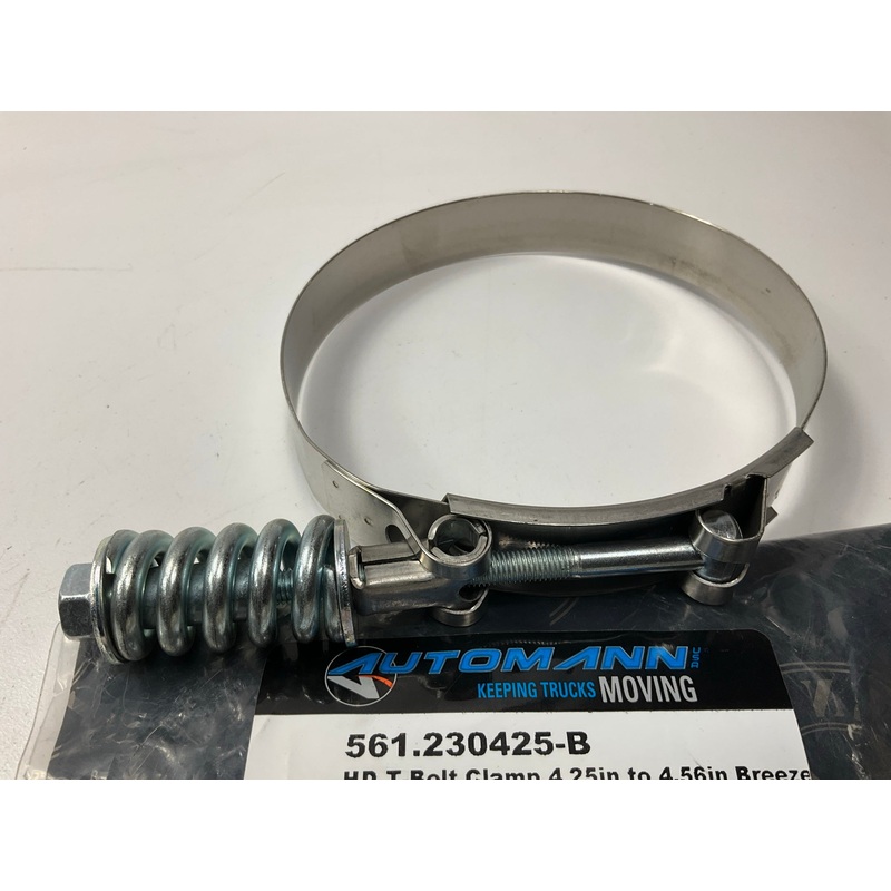 Automann 561.230425.B HEAVY DUTY T-Bolt Hose Clamp 4.25''-4.56'' Range (4-1/2'')
