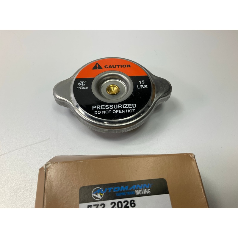 Automann 572.2026 Radiator Cap 15LB, Kenworth T600, T660, T800 - ( RC1540 )