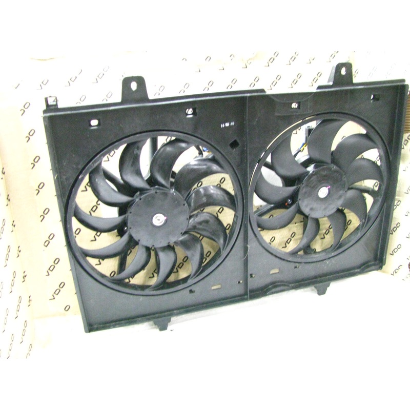 VDO FA70686 Dual Radiator And Condenser Fan Assembly For 08-15 Nissan Rogue 2.5L
