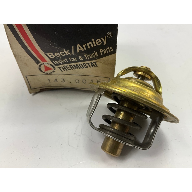 Vintage Beck Arnley 143-0016 Brass 192 Deg. Thermostat - 1971-74 Ford Pinto 2.0L