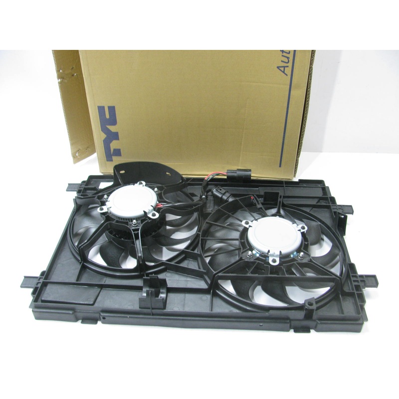 TYC 623030 Dual Radiator And Condenser Fan Assembly For 2007-2009 Lincoln MKZ