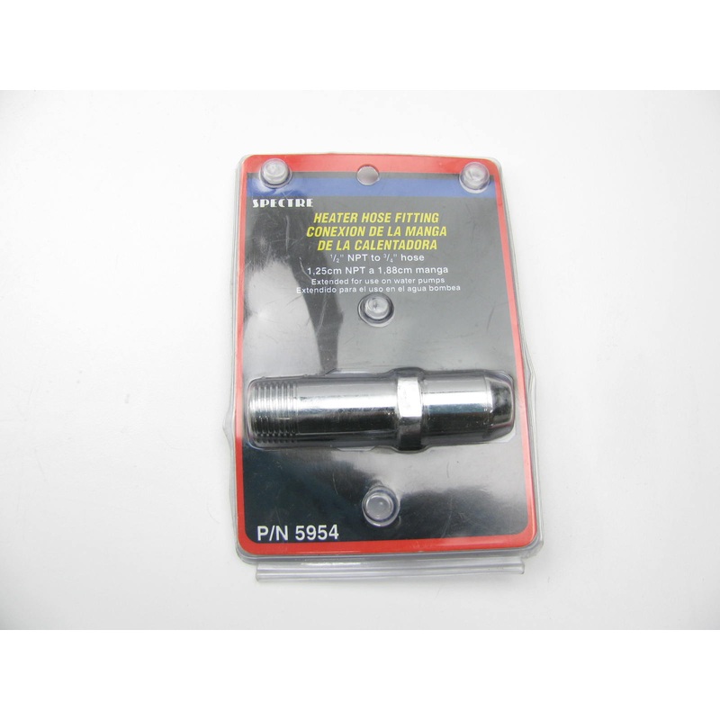 Spectre 5954 HVAC Heater Hose Fitting - for 3/4'' Hose 1/2'' NPT