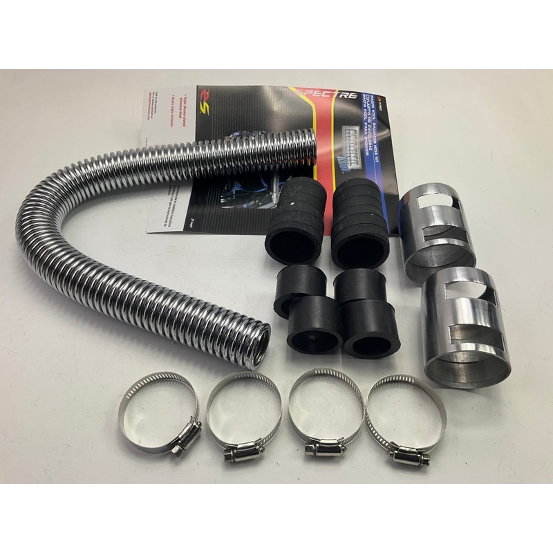 Spectre 7780 Stainless Steel Radiator Hose Kit 24'' Long, With Hose Ends & Clamps