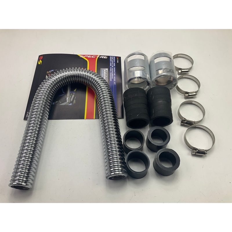Spectre 7789 Stainless Steel Radiator Hose Kit: 24'' Long, 1-1/4'', 1-1/2'', 1-3/4''