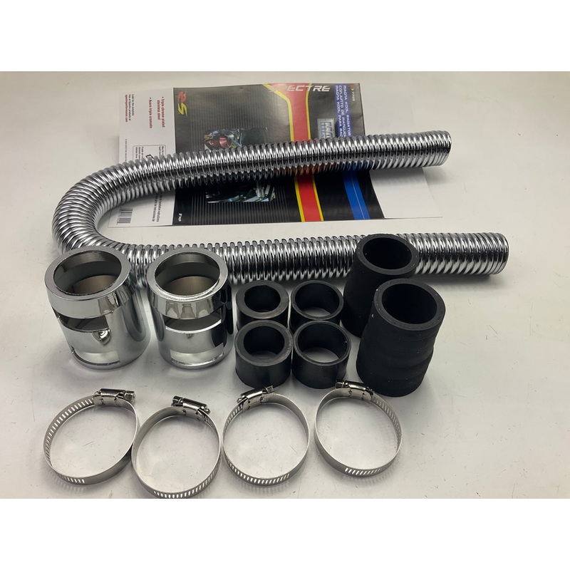 Spectre 7799 Stainless Steel Radiator Hose Kit: 36'' Long, 1-1/4'', 1-1/2'', 1-3/4''
