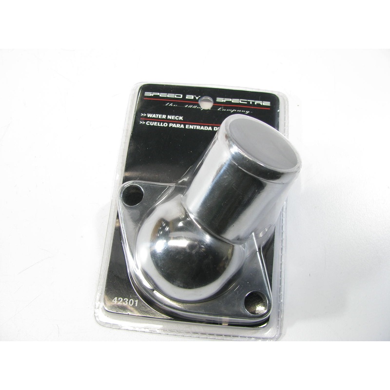 Spectre Chrome Water Outlet Neck Thermostat Housing Early SBC Small Block Chevy