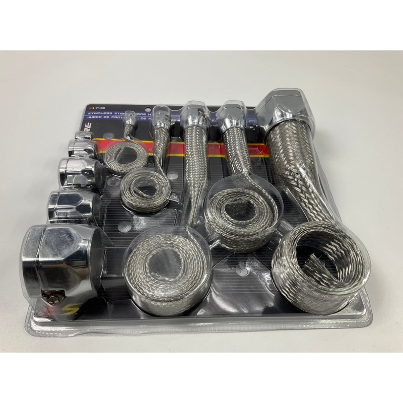 Stainless Steel Vacuum Line, Fuel Line, Heater & Radiator Hose Sleeve Kit  7498