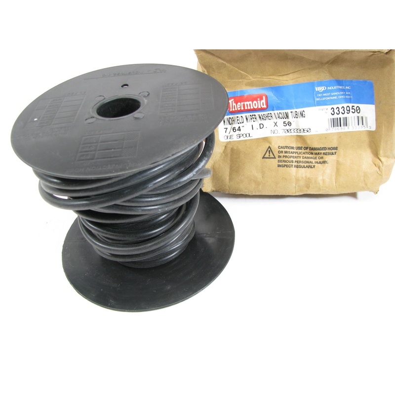 Thermoid 333950 Windshield Wiper Washer Vacuum Tubing - 7/64'' ID X 50' Long
