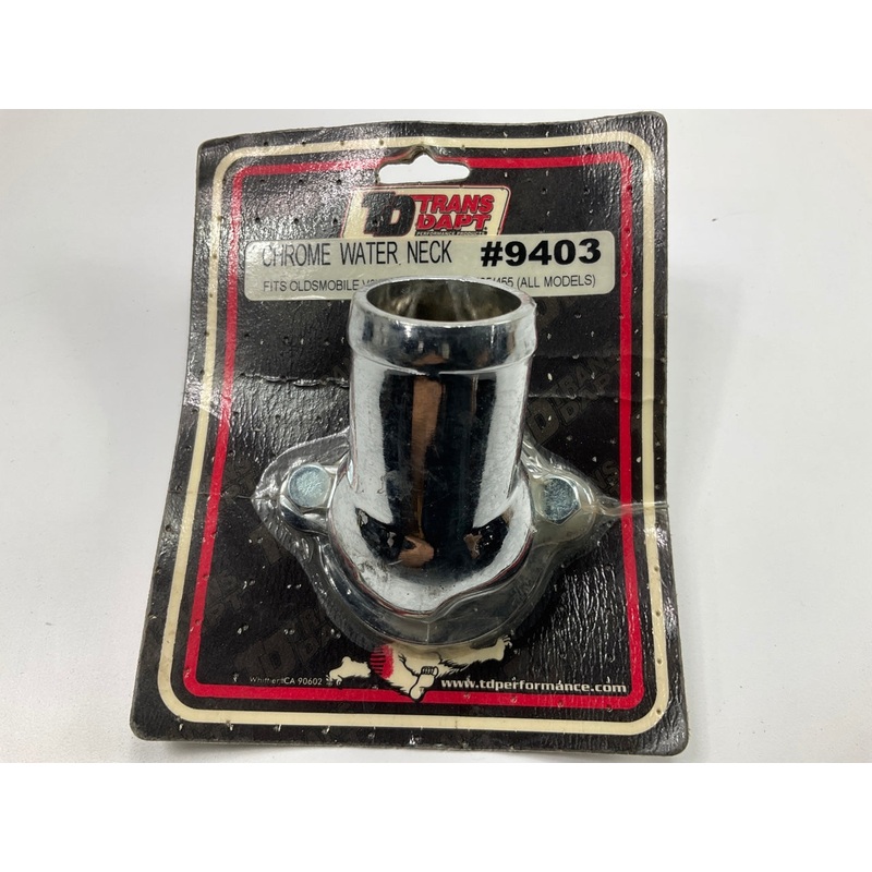 Trans-dapt 9403 Chrome Water Outlet Neck For 1964-1990 Oldsmobile 330-455
