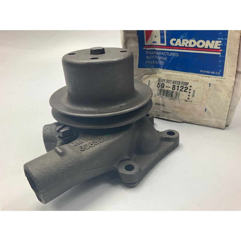 REMAN. Cardone 59-8122 Water Pump - 1942-1962 GMC 228 248 270 I6 W/ 3/8'' Groove