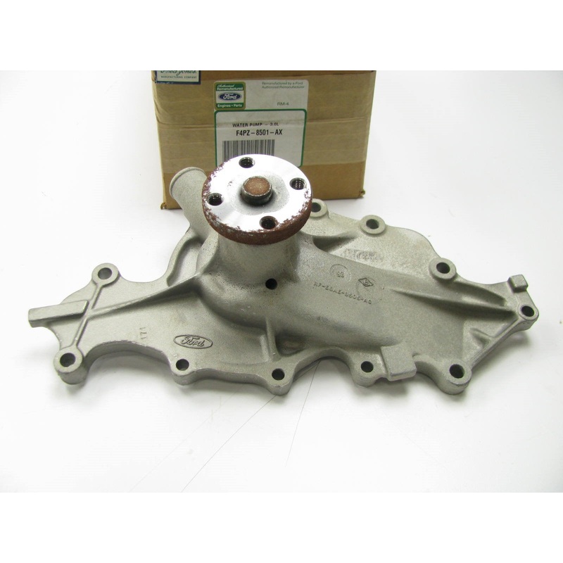 REMAN. OEM Ford F4PZ-8501-AX Water Pump - 1986-1995 Taurus 3.0L VULCAN OHV V6