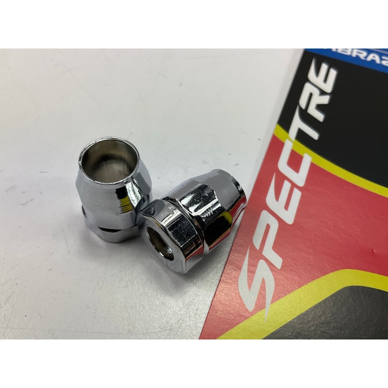 Spectre 1168 Chrome Magna-Clamp 5/32'' Vacuum Hose End Clamps - 2 Pack