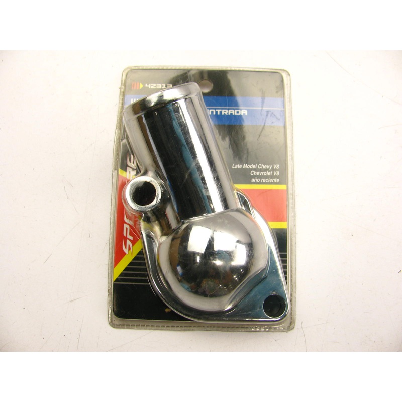 Spectre 42313 Chrome Coolant Thermostat Housing For Chevrolet SBC BBC Late Model