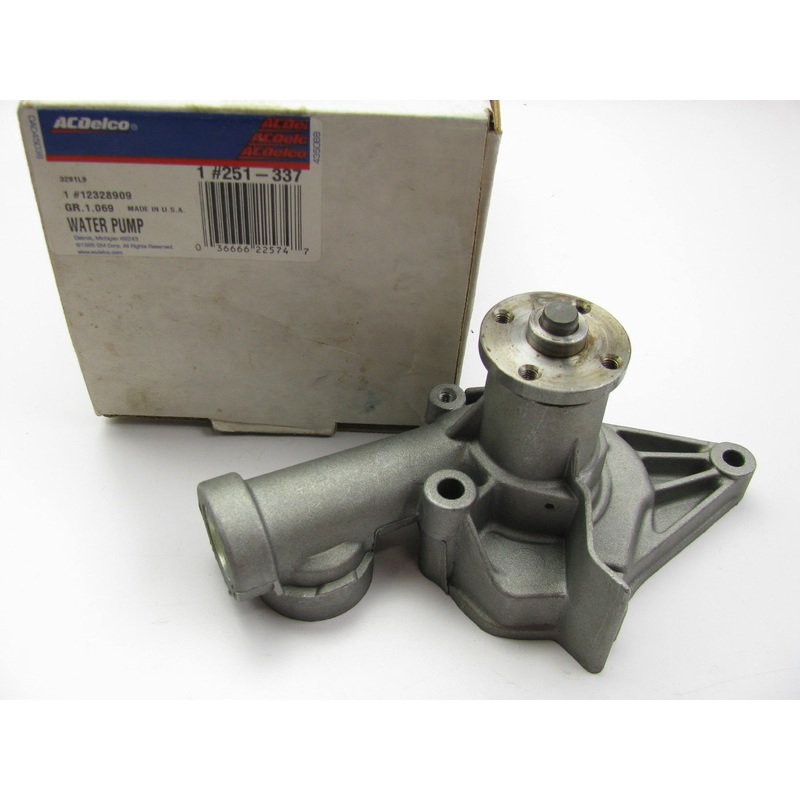 Acdelco 251-337 Engine Water Pump - 1981-1988 GM Buick Chevy Olds 2.5L Iron Duke