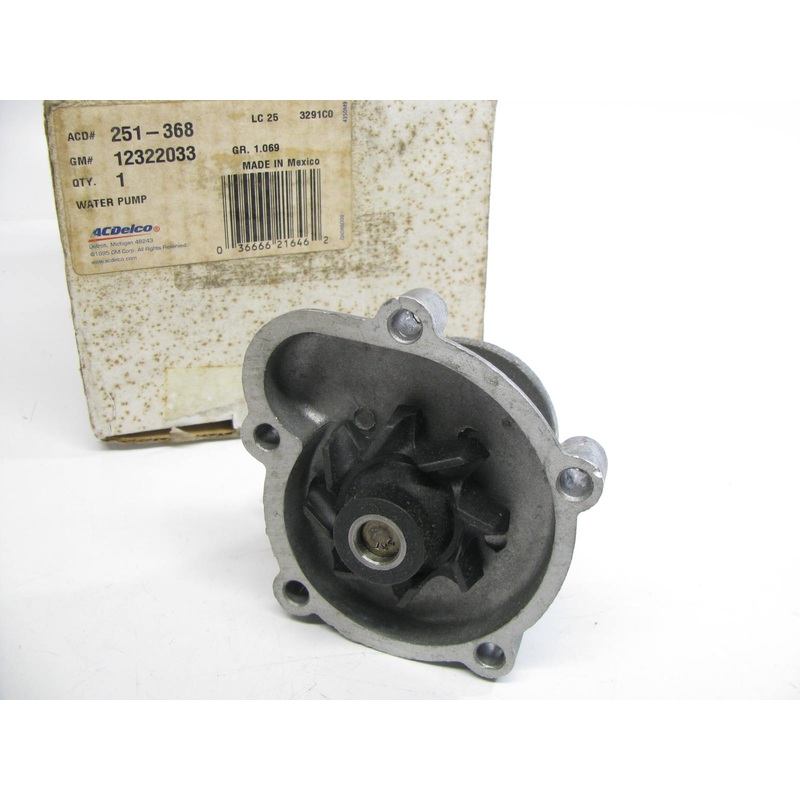 Acdelco 251-368 Engine Water Pump For 1982-1988 Nissan 1.5L 1.6L-L4
