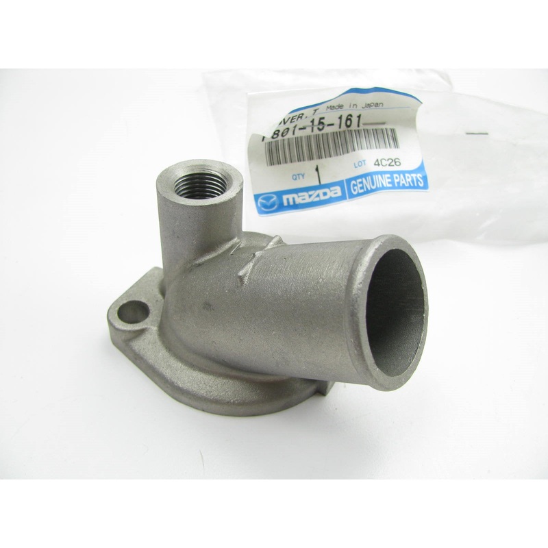 NEW Water Neck Engine Coolant Thermostat Housing Cover OEM For 85-87 Mazda 626