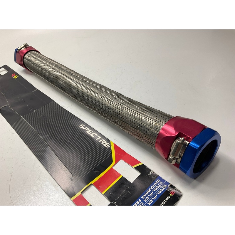 OPEN BOX - Spectre 58191 Steel Braided 1-1/2'' Radiator Hose 1.5'' X 19'' Long