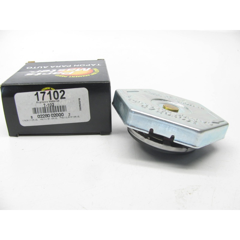 Parts Master 17102 Motorad T-102 Radiator Cap 7 PSI For 2-11/16'' ID Neck