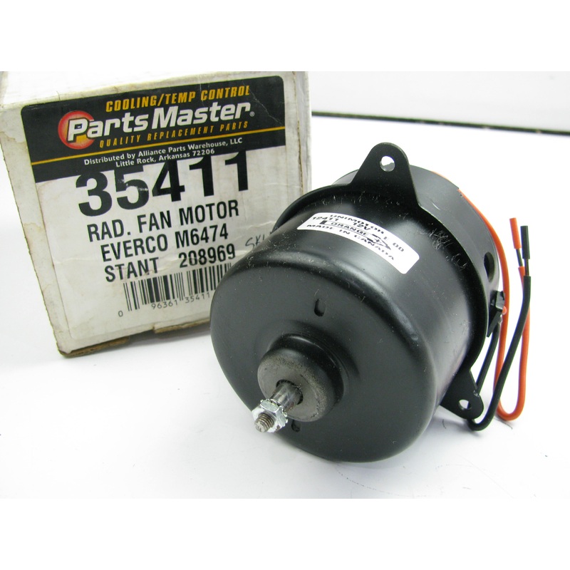 Parts Master 35411 Engine Cooling Fan Motor Right