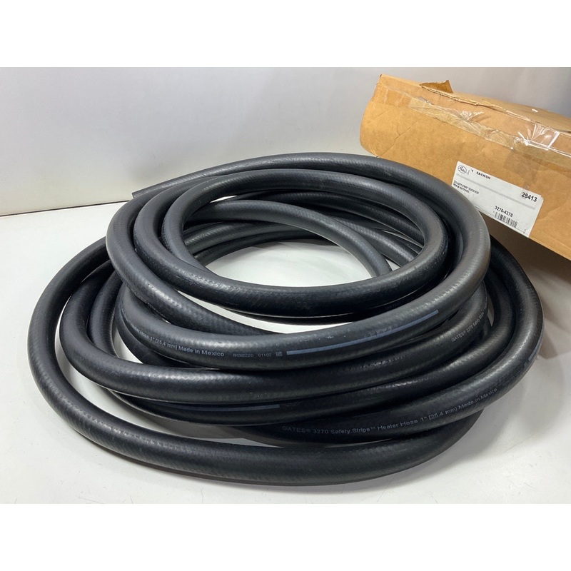 49 FEET - Gates 28413 Safety Stripe HVAC Heater Hose - 1'' ID