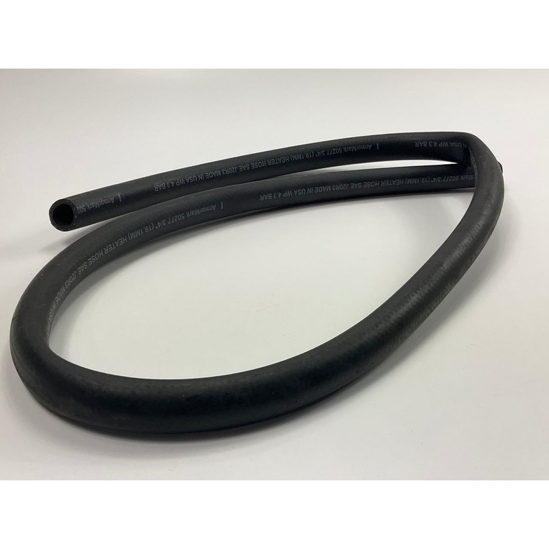 5 FEET - ARMORMARK # 50277 3/4'' Black Heater Hose, SAE J20R3