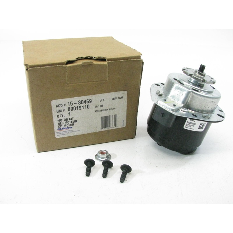 Acdelco 15-80469 Engine Cooling Fan Motor Kit Right