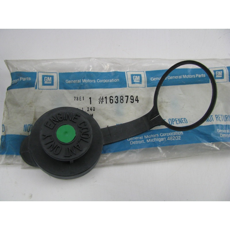 NEW OEM GM Engine Coolant Reservoir Cap 1638794 For 1985-1999 GM Cars