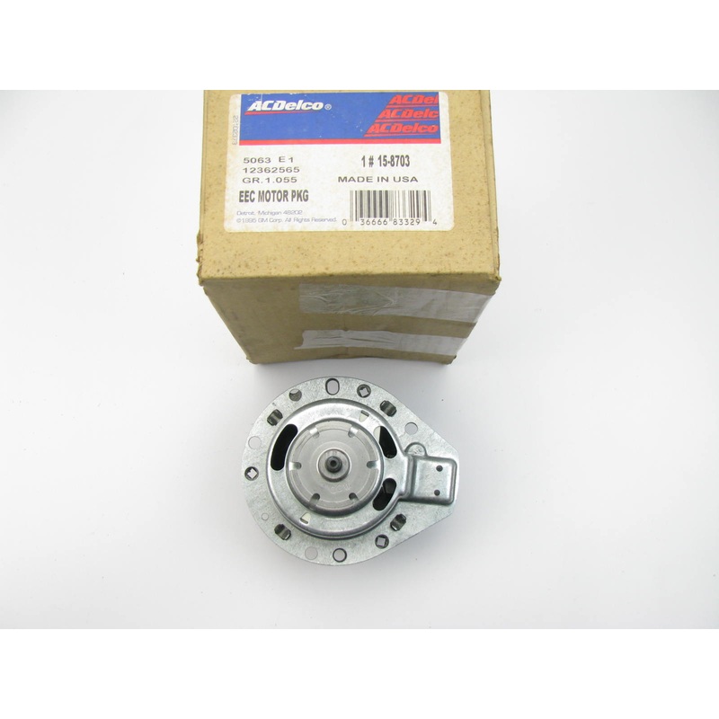 New Genuine OEM 15-8703 Acdelco Radiator Fan Motdor For 99-05 Malibu Grand Am