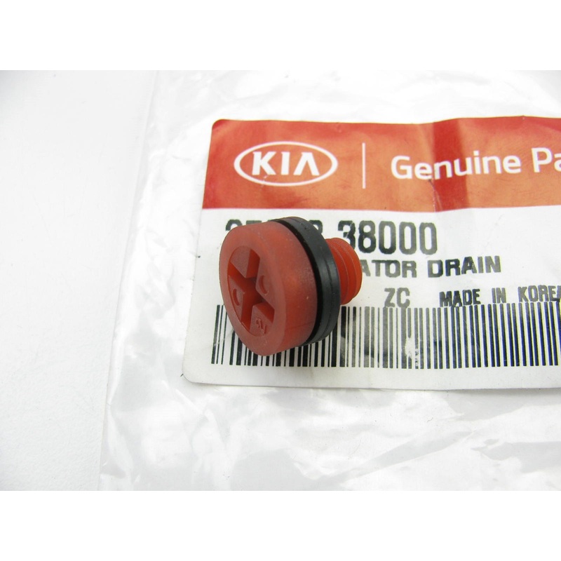 New Genuine Radiator Coolant Drain Plug OEM For Kia 2531838000